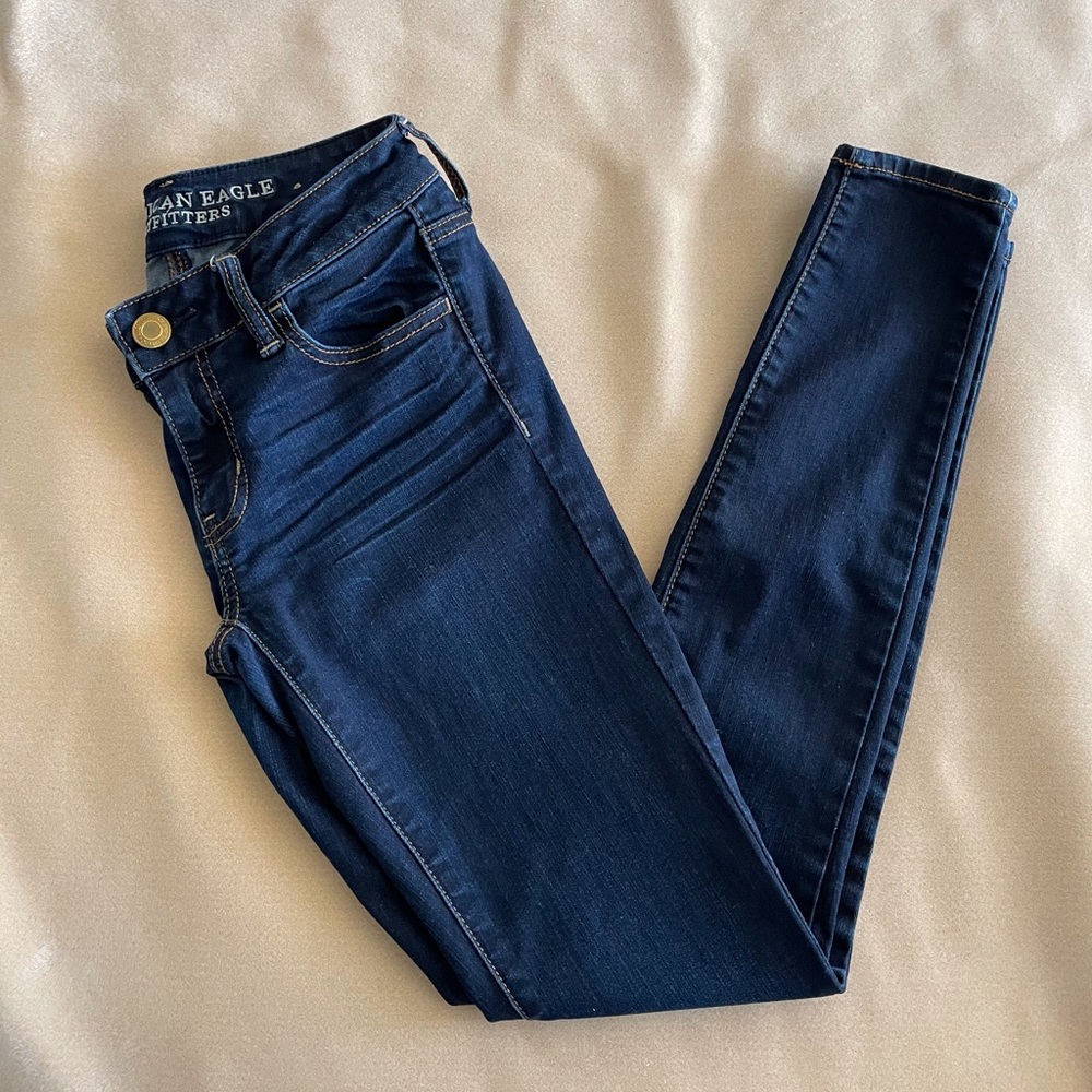 AE Dark Blue Jeggings